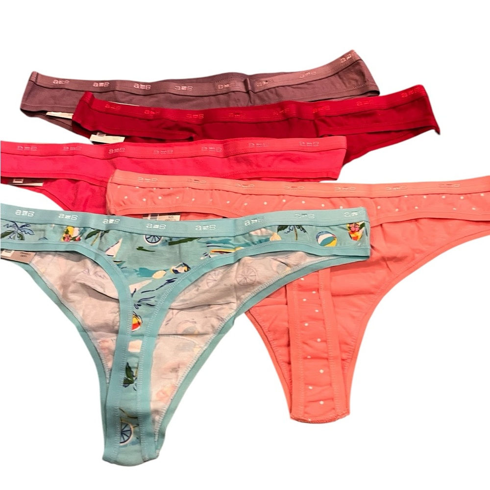 NWT from Avenue  5 pairs of “ Thongs, cotton comfort” - Picture 2 of 5